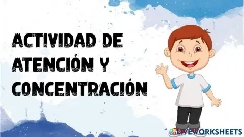 Atención y Concentración