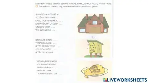 Daiktavardžio linksnių vartojimas