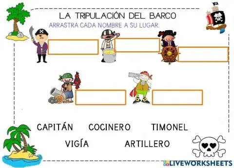 Tripulación del barco