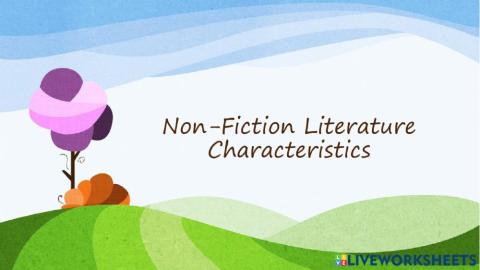 Non-Fiction Characteristics