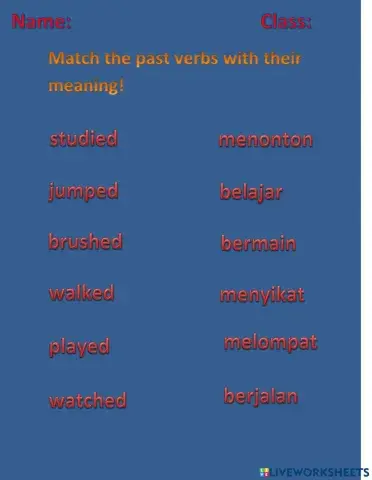 Telling past activities