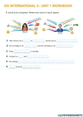 Go! International 5 - wb page 8