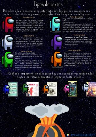 Texto narrativos y descriptivos