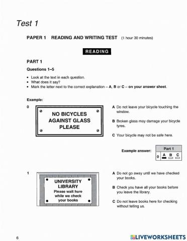Test Training Paper b1