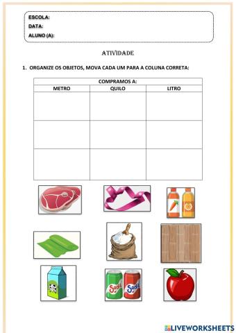 Grandezas de medidas