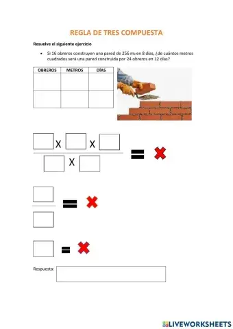 Regla de tres compuesta