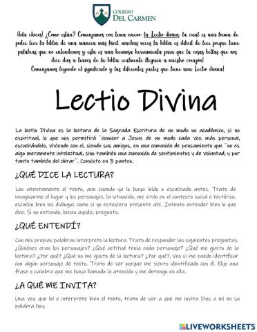Lectio divina