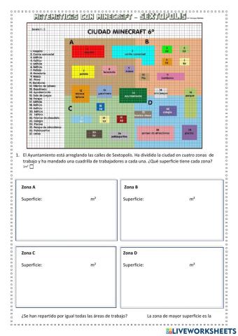 Superficie Sextópolis Minecraft