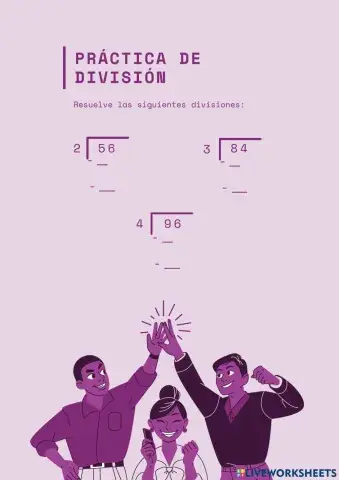 División con galera (con decenas sobrantes)