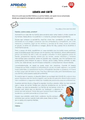 Lectura de una carta