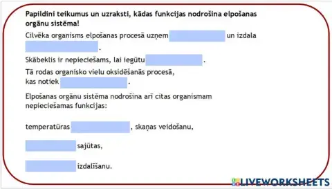 Elpošanas orgānu sistēma