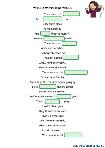 Song - What a wonderful world