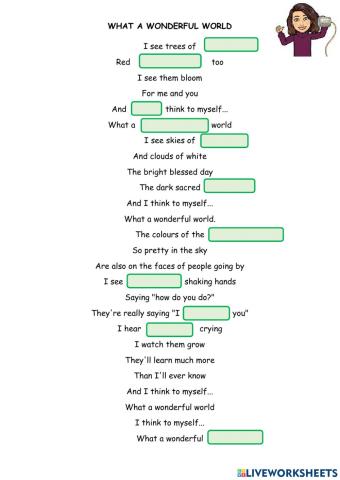 Song - What a wonderful world
