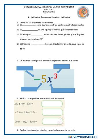 Trabajo de recuperación