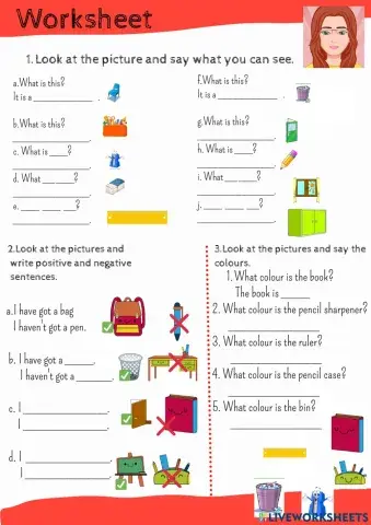 Classroom and school objects