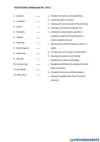 Stars and stripes ECPE