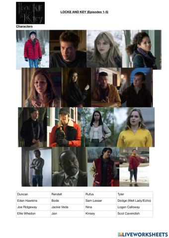 Locke and Key Episodes 1-5 (series)