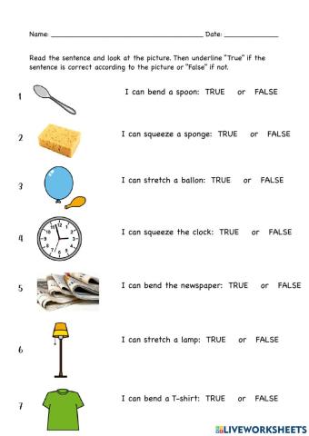 Bend, stretch and squeeze