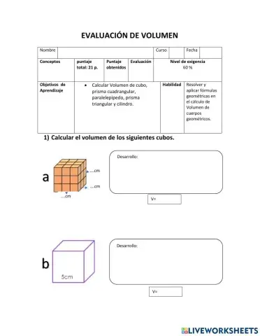 Volumen de cuerpos geométricos
