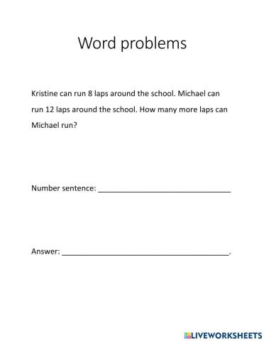 Word Problems - 5