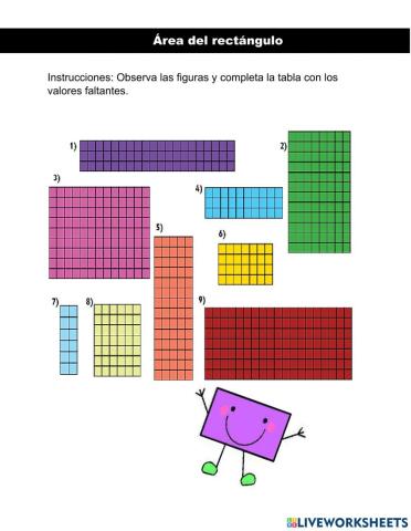 Área del rectángulo