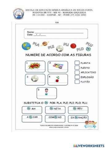 Palavras complexas PL