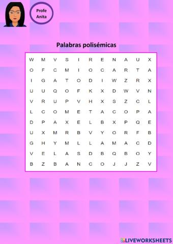 Palabras polisemicas