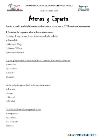 Atenas y Esparta