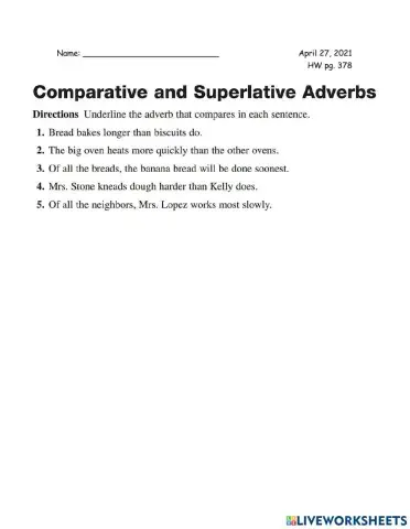 English 3rd HW 04-27