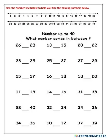Mathematics - Numbers In Between