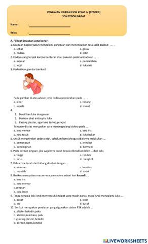 Penilaian Harian PJOK