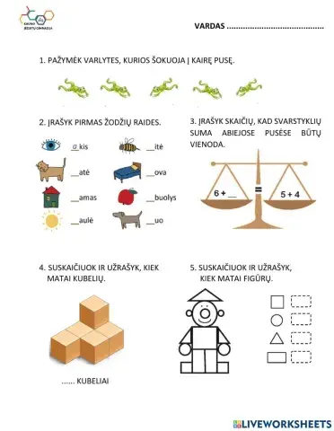 Būsimiems pirmokams