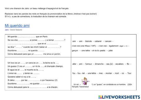 Mi querido ami (Jairo)