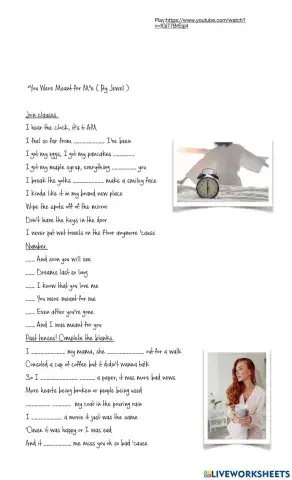 You were meant for me