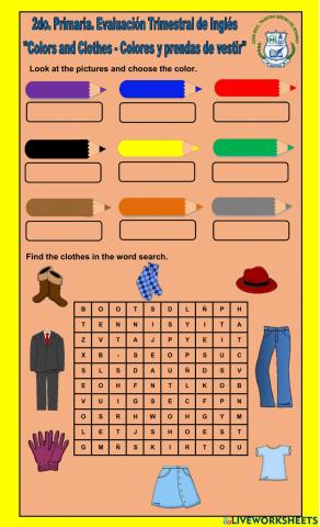 2do. Primaria. Final Test.