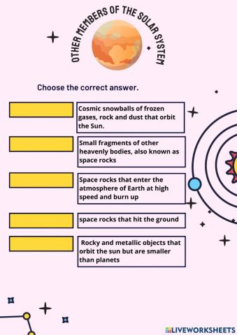 Other Members of the Solar System