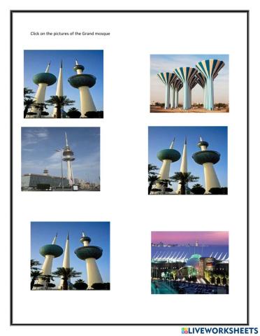 Click on the pictures of Kuwait towers