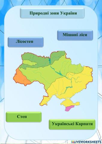 Природні зони України