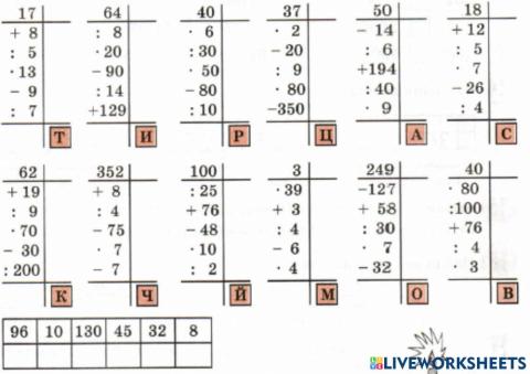 Усні обчислення