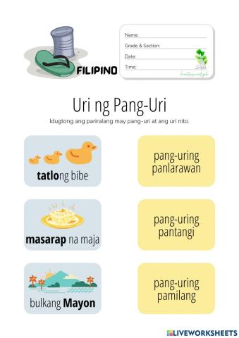 Uri ng Pang-uri (HuntersWoodsPH Filipino)