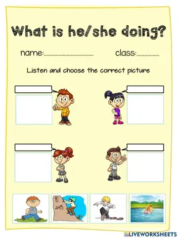 What is he-she doing?