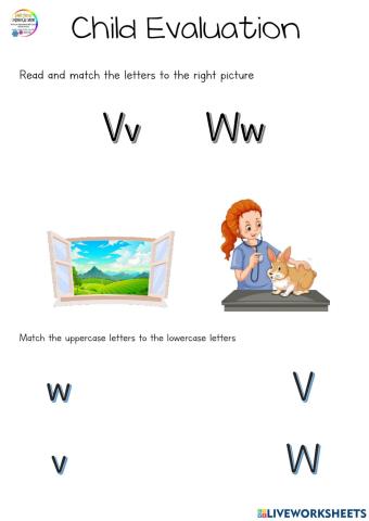 Child evaluation v and w kg2