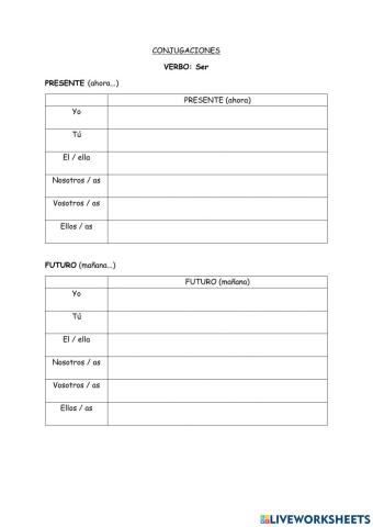 Conjuga verbos Cuarto