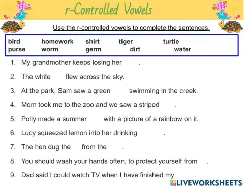 R-Controlled Vowels