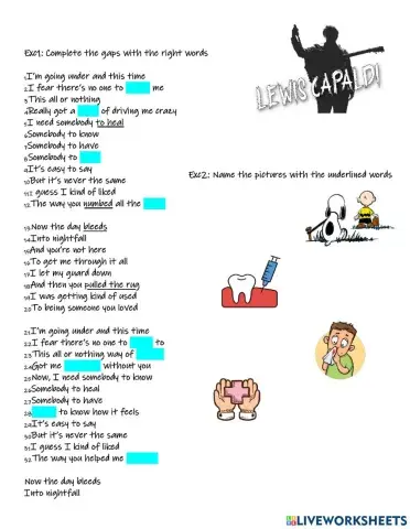 English through music