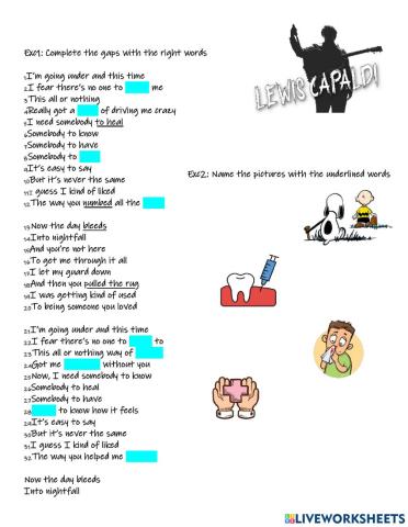 English through music