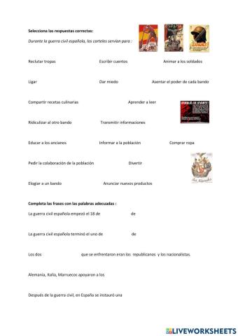 La guerra civil española