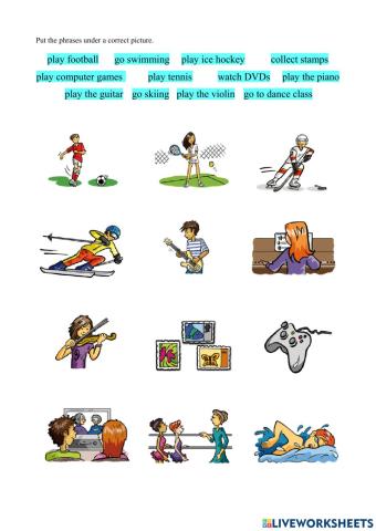 Free time activities