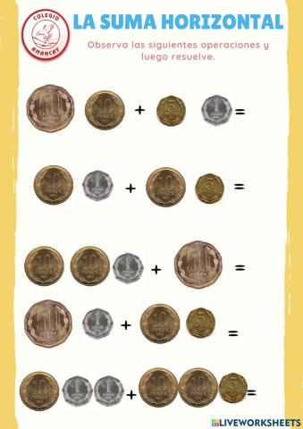 Sumas sistema monetario chileno