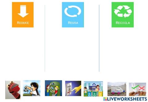 Reducir, reciclar y reutilizar